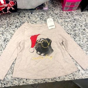 Baby girl long sleeve Christmas shirt